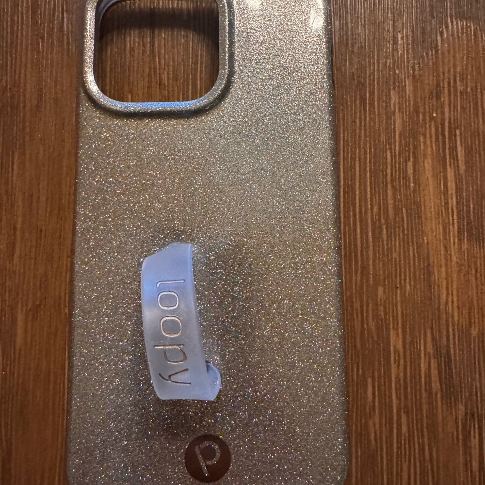 Loopy Case Sparkling Gold Phone Cover~ IPhone 15 pro max